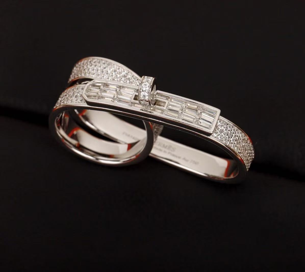 [Royal&Vicky]NEW STYLE FULL CIRCLE DOUBLE DIAMOND RING