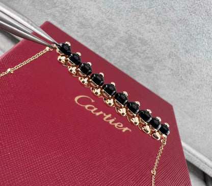 [：Royal&Vicky]CLASH COLLECTION AGATE CHALCEDONY STUD NECKLACE