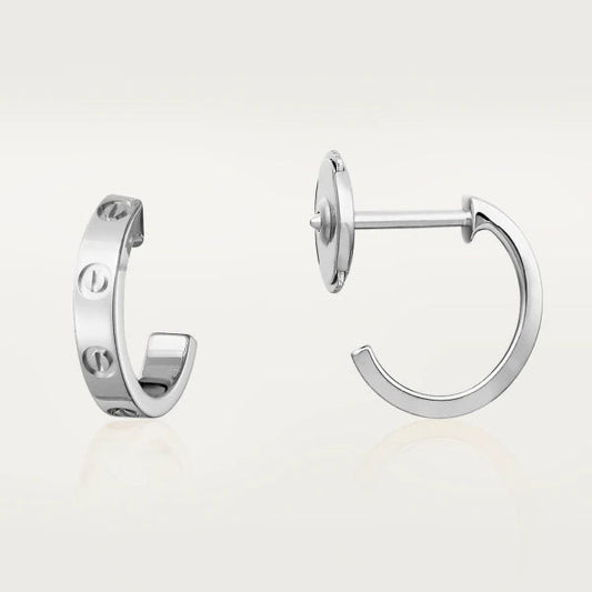 [ROYAL]LOVE EARRINGS 2.65MM SILVER