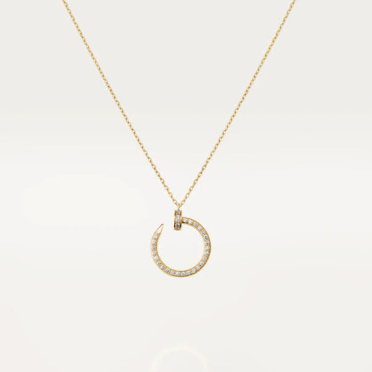 [ROYAL]JUSTE NECKLACE GOLD DIAMONDS