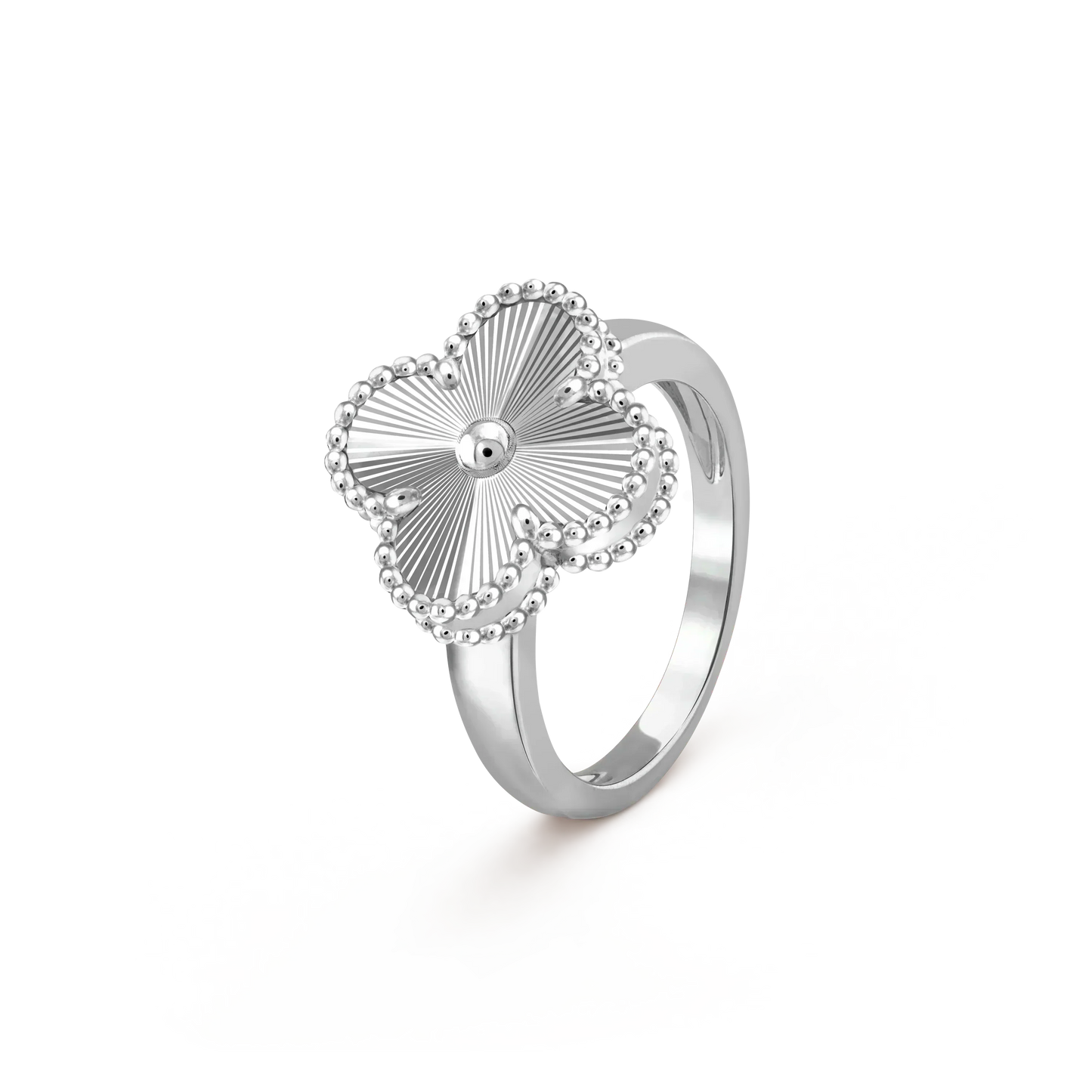 [ROYAL]CLOVER SILVER RING