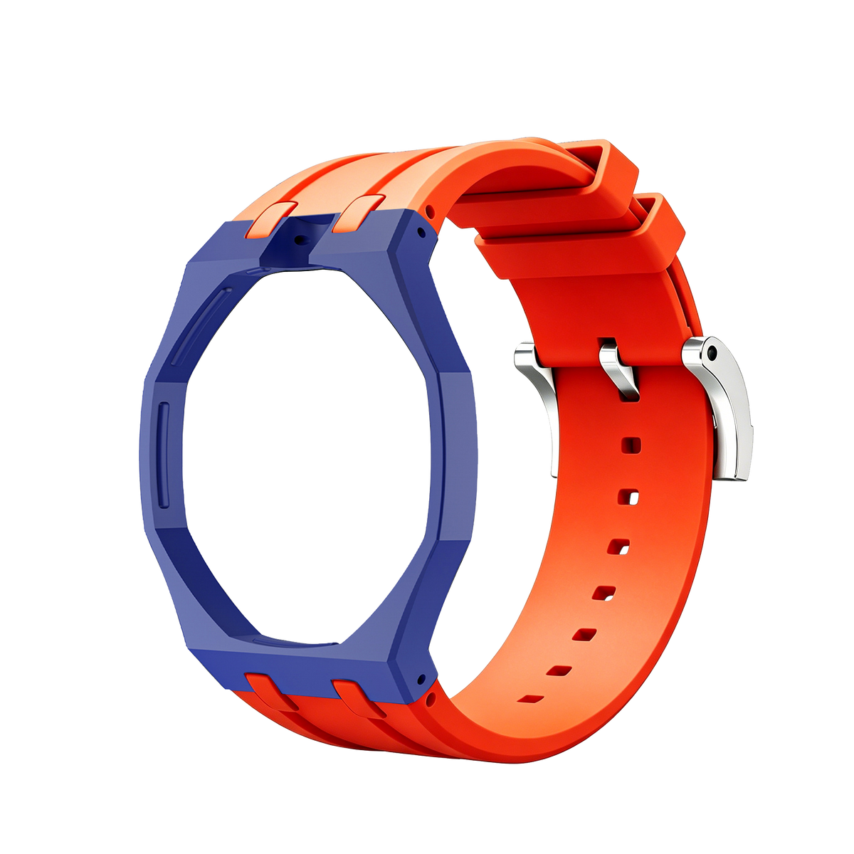 Royal&Vicky Strap Exclusive Bioceramic Case & Silicone Strap Mix Color