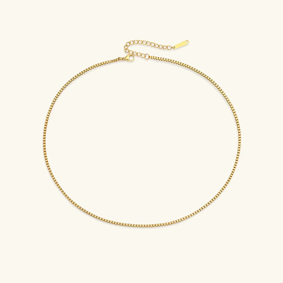 [Royal&Vicky]Danica Box Chain Goldkette
