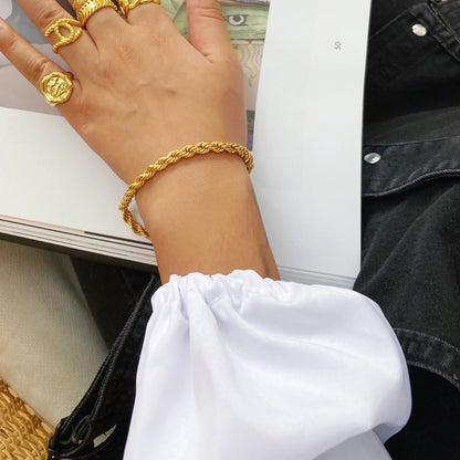 [Royal&Vicky]Clara Seilkette Goldarmband