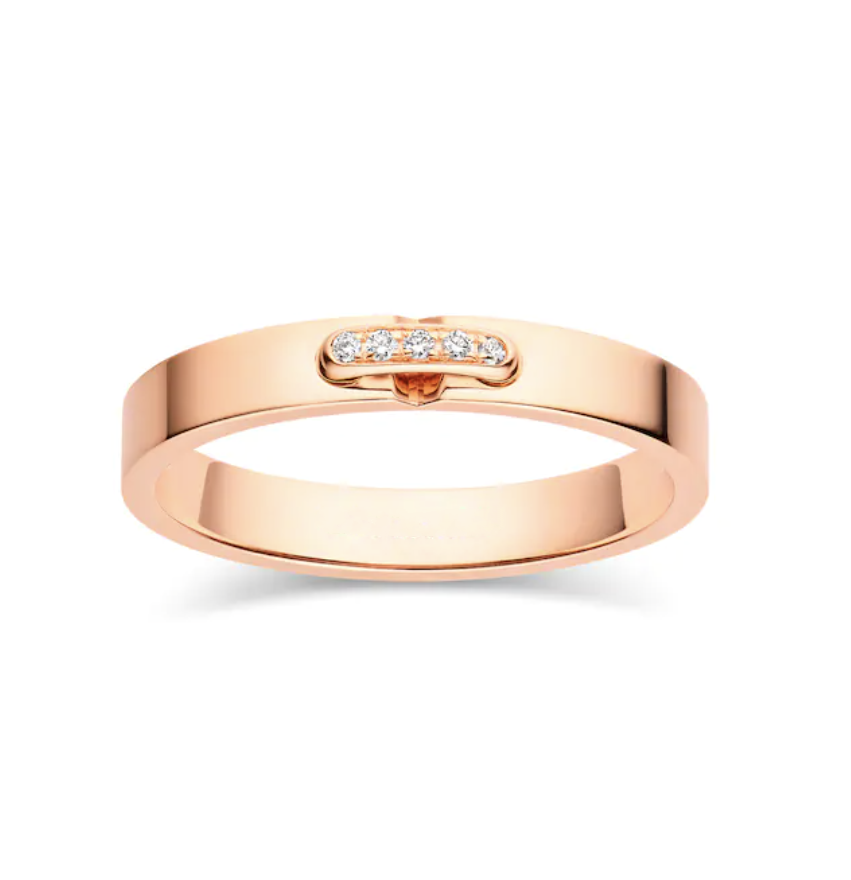 [LUXE]ALLIANCE LIENS VIDENCE DIAMANT 3MM RING