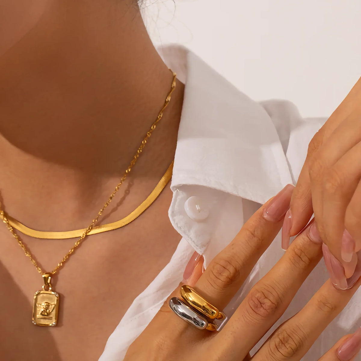 [Royal&Vicky]Emeline Gold Ring