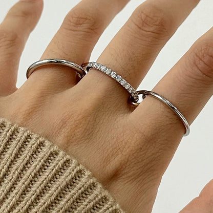 [Royal&Vicky]Evadne Diamantring-Set