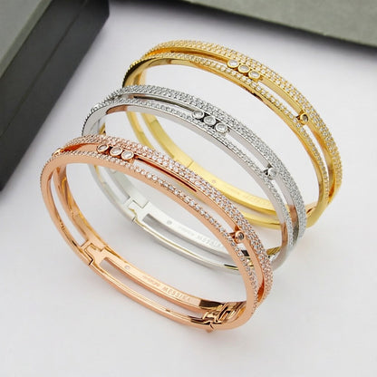 [Royal&Vicky]Move Romane pavé bangle