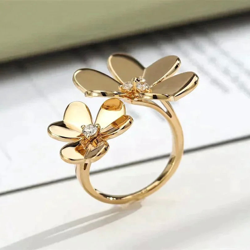 [ROYAL]CLOVER COMOS GOLD DIAMOND RING