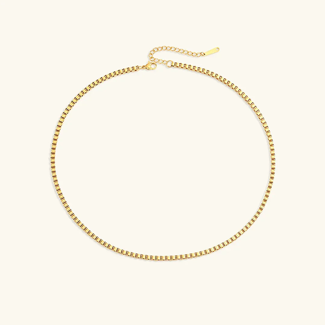 [Royal&Vicky]Danica Box Chain Goldkette
