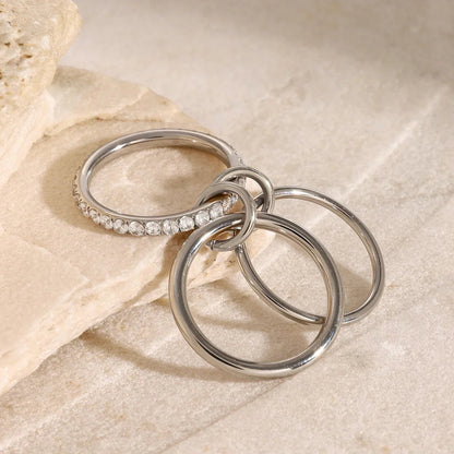 [Royal&Vicky]Evadne Diamantring-Set