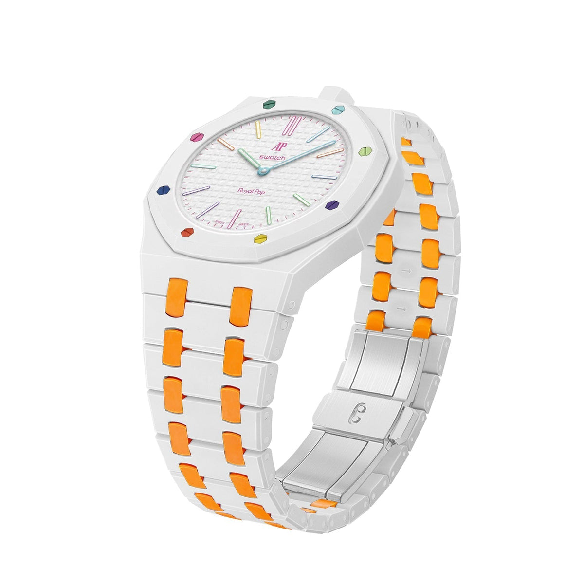 Royal Oak Pop Exklusives Biokeramik-Gehäuse & Biokeramik-Armband in verschiedenen Farben
