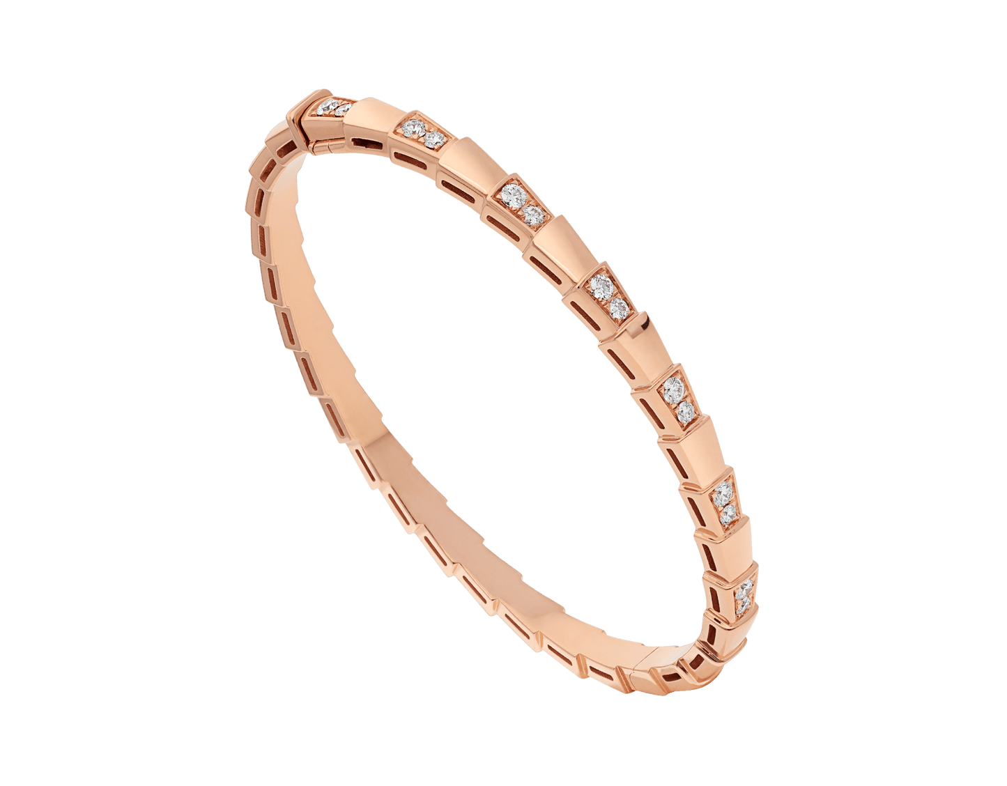 [LUXE]SERPENTI ARMBAND ROTGOLD DIAMANT