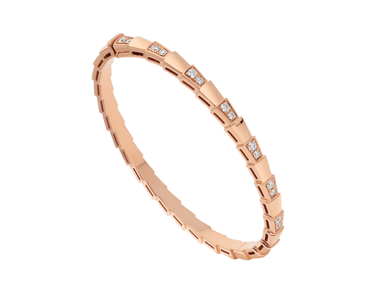 [LUXE]SERPENTI ARMBAND ROTGOLD DIAMANT