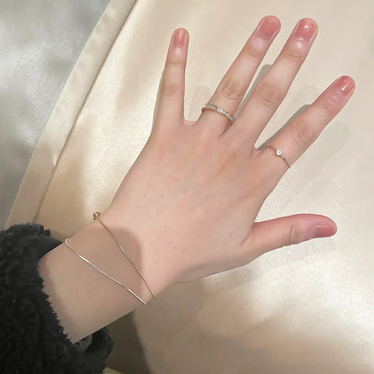 [Royal&Vicky]Gabrielle Goldring mit Diamant-Imitat