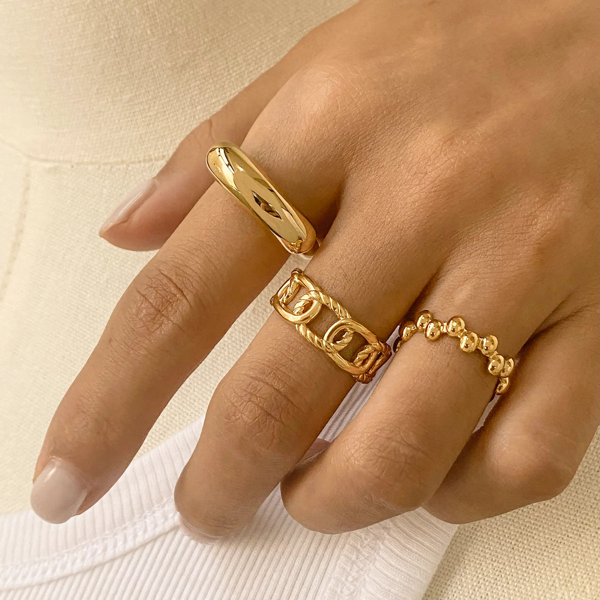 [Royal&Vicky]Emeline Gold Ring