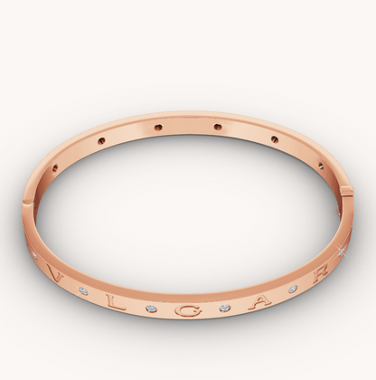 [ROYAL]ZERO 1 PINK GOLD 12 DIAMONDS BRACELET