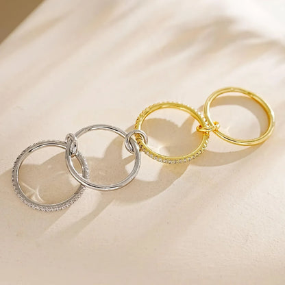 [Royal&Vicky]Ivy Stacked Diamond Ring
