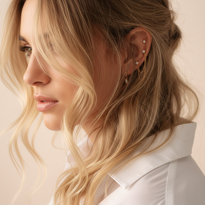 [Royal&Vicky]Dina Essential Diamond Earrings Bundle