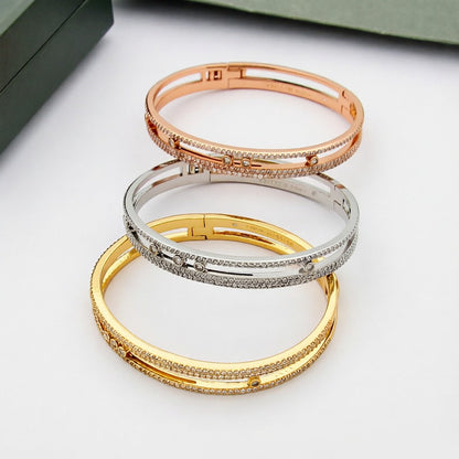 [Royal&Vicky]Move Romane pavé bangle