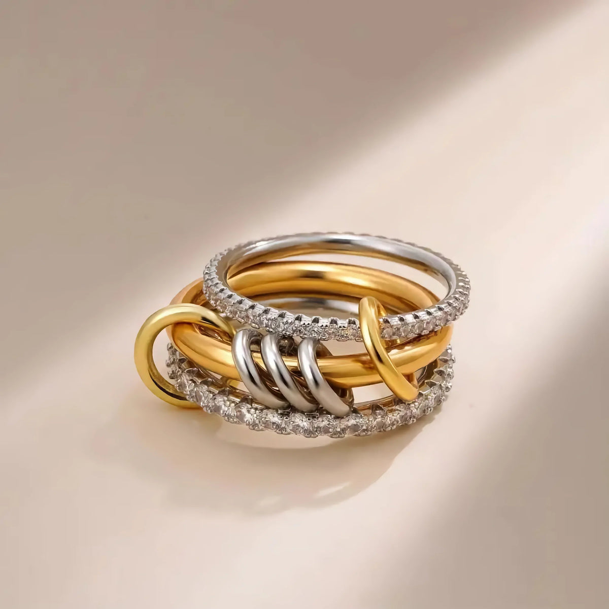 [Royal&Vicky]Cosette Diamant-Stapelring