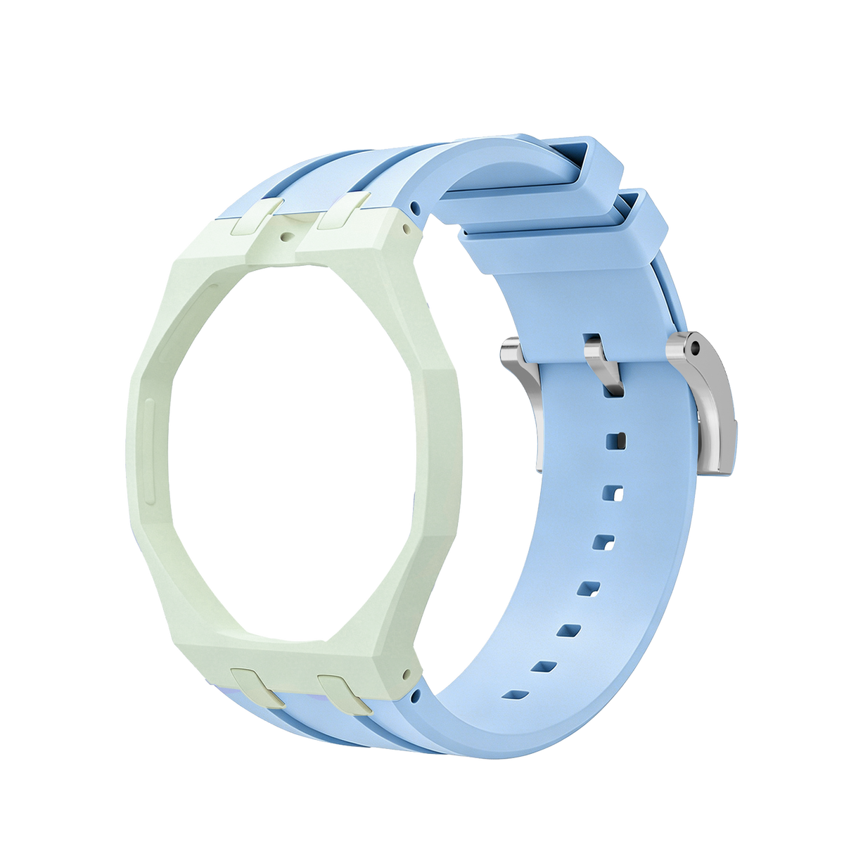 Royal&Vicky Strap Exclusive Bioceramic Case & Silicone Strap Mix Color