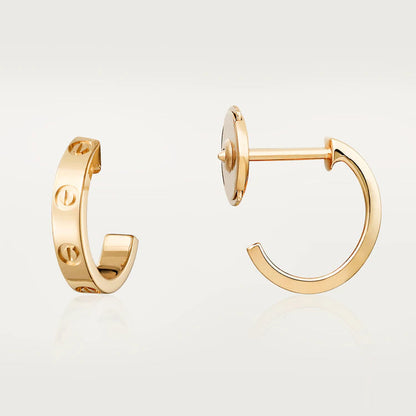 [ROYAL]LOVE EARRINGS 2.65MM PINK GOLD