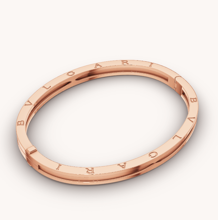 [ROYAL]ZERO 1 SPIRAL PINK GOLD BRACELET