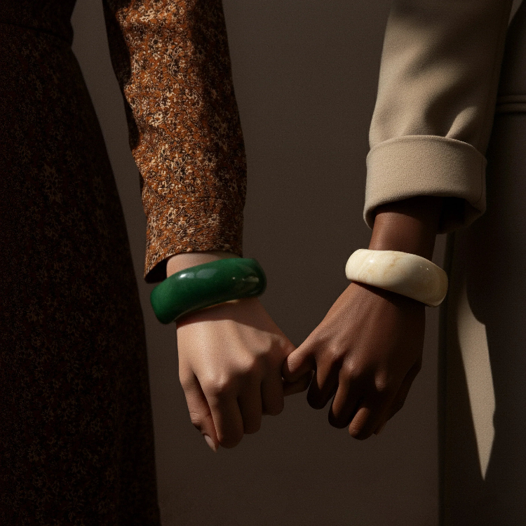 [Royal&Vicky]Julianna modellierte Herbst-Armreifen