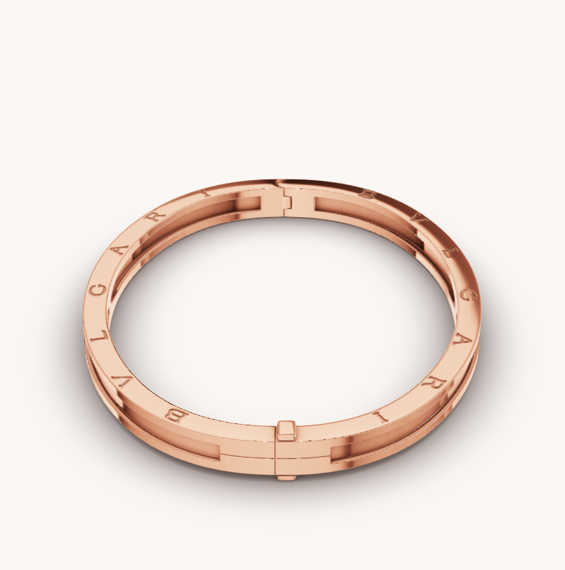 [ROYAL]ZERO 1 SPIRAL PINK GOLD BRACELET