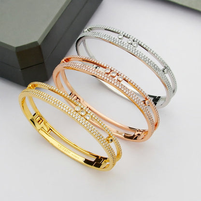 [Royal&Vicky]Move Romane pavé bangle