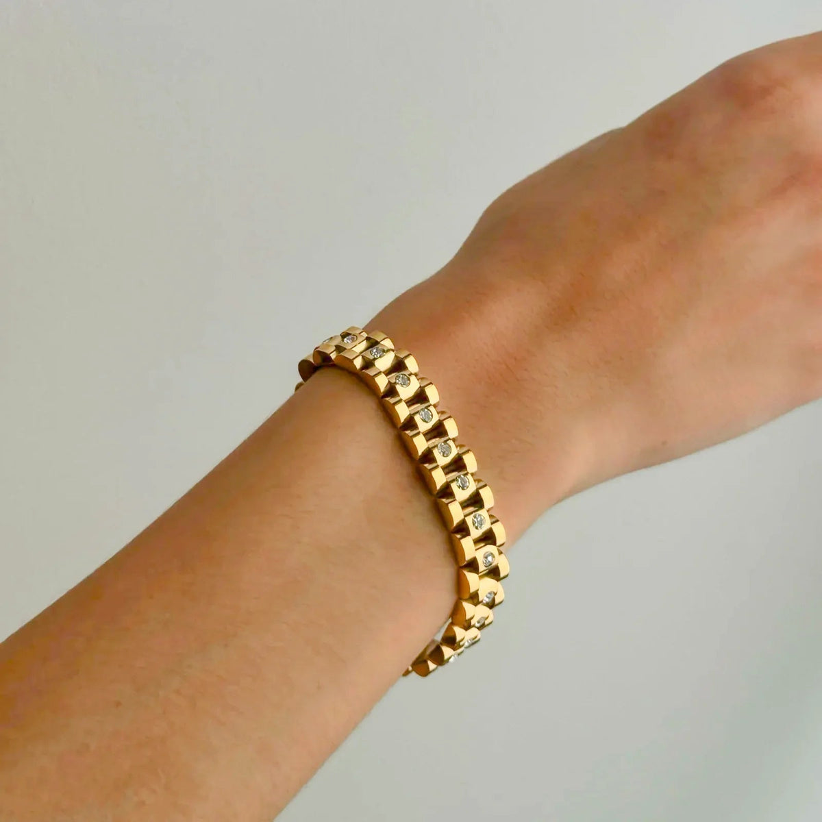 [Royal&Vicky]Gold-Uhrenarmband-Armband