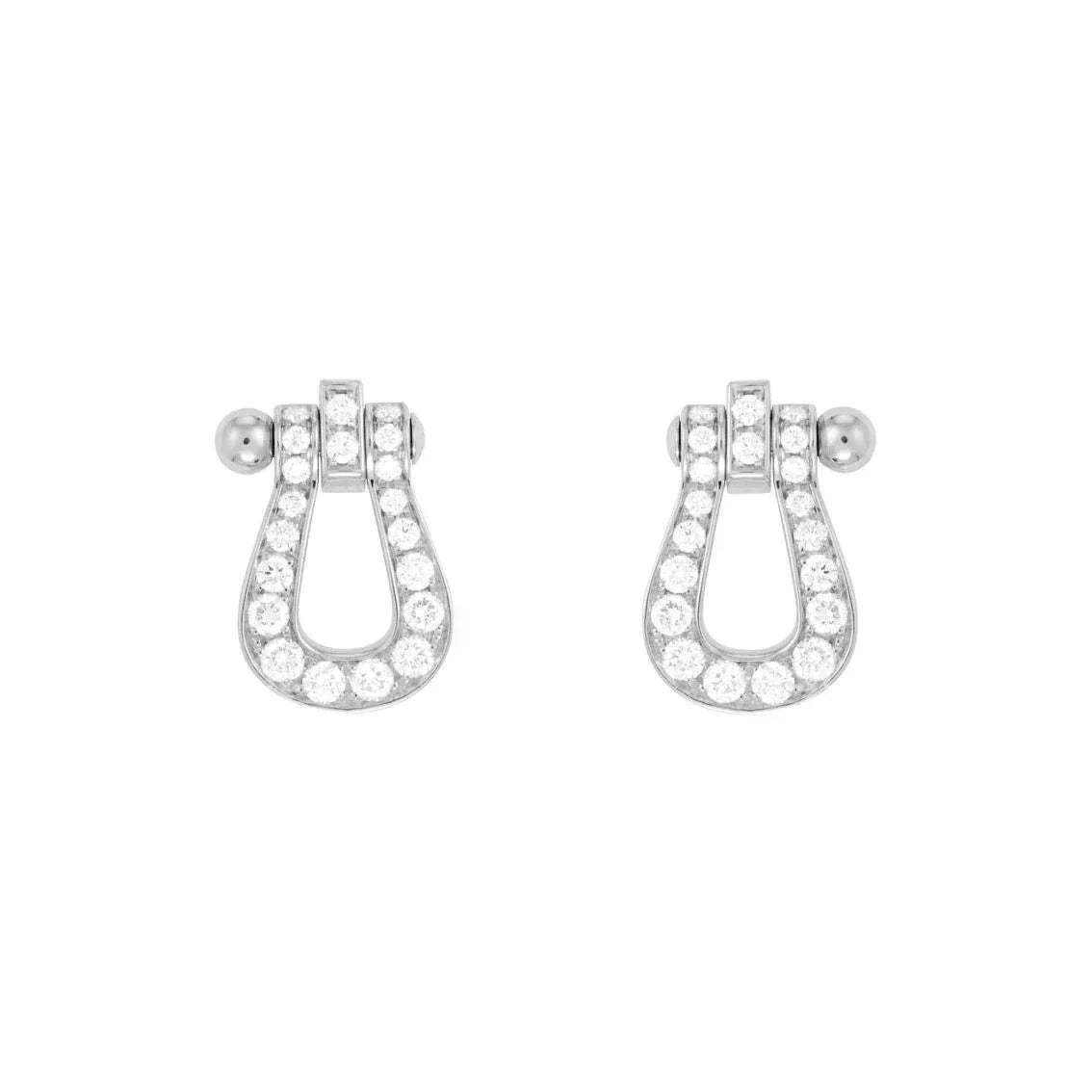 [ROYAL]FORCE 10 FULL DIAMOND STUD EARRINGS MINI MODEL