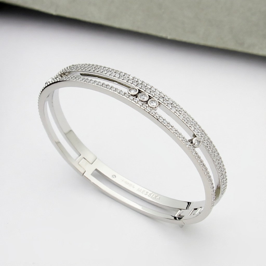 [Royal&Vicky]Move Romane pavé bangle