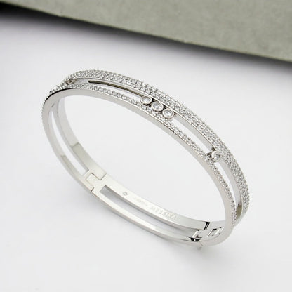 [Royal&Vicky]Move Romane pavé bangle