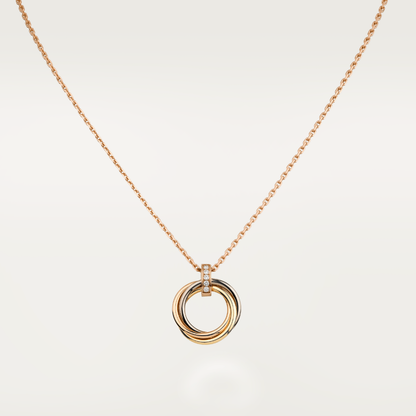 [ROYAL]TRINITY NECKLACE GOLD  DIAMONDS