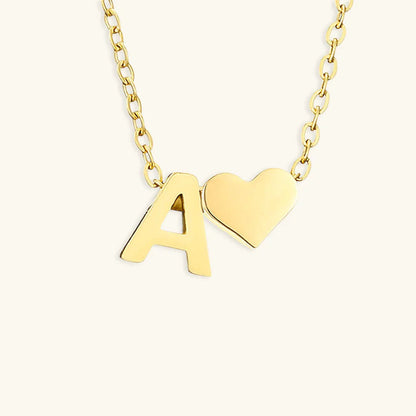 [Royal&Vicky]Ria Initial Letter Gold Necklace