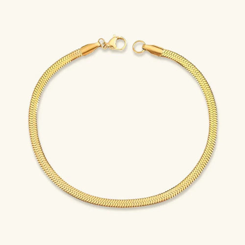 [Royal&Vicky]ヴィダ ゴールド ヘリンボーンブレスレット