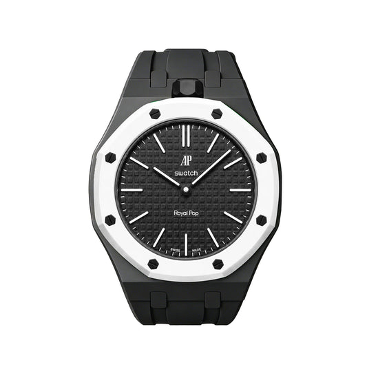 Oak Pop Exklusives schwarzes Silikonarmband