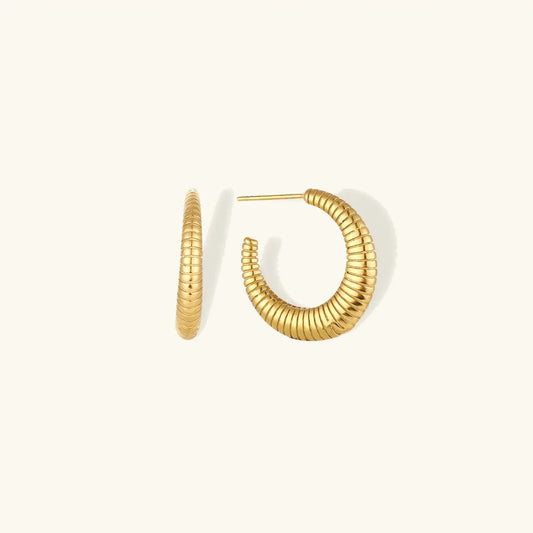 [Royal&Vicky]Bailey Hoop Earrings