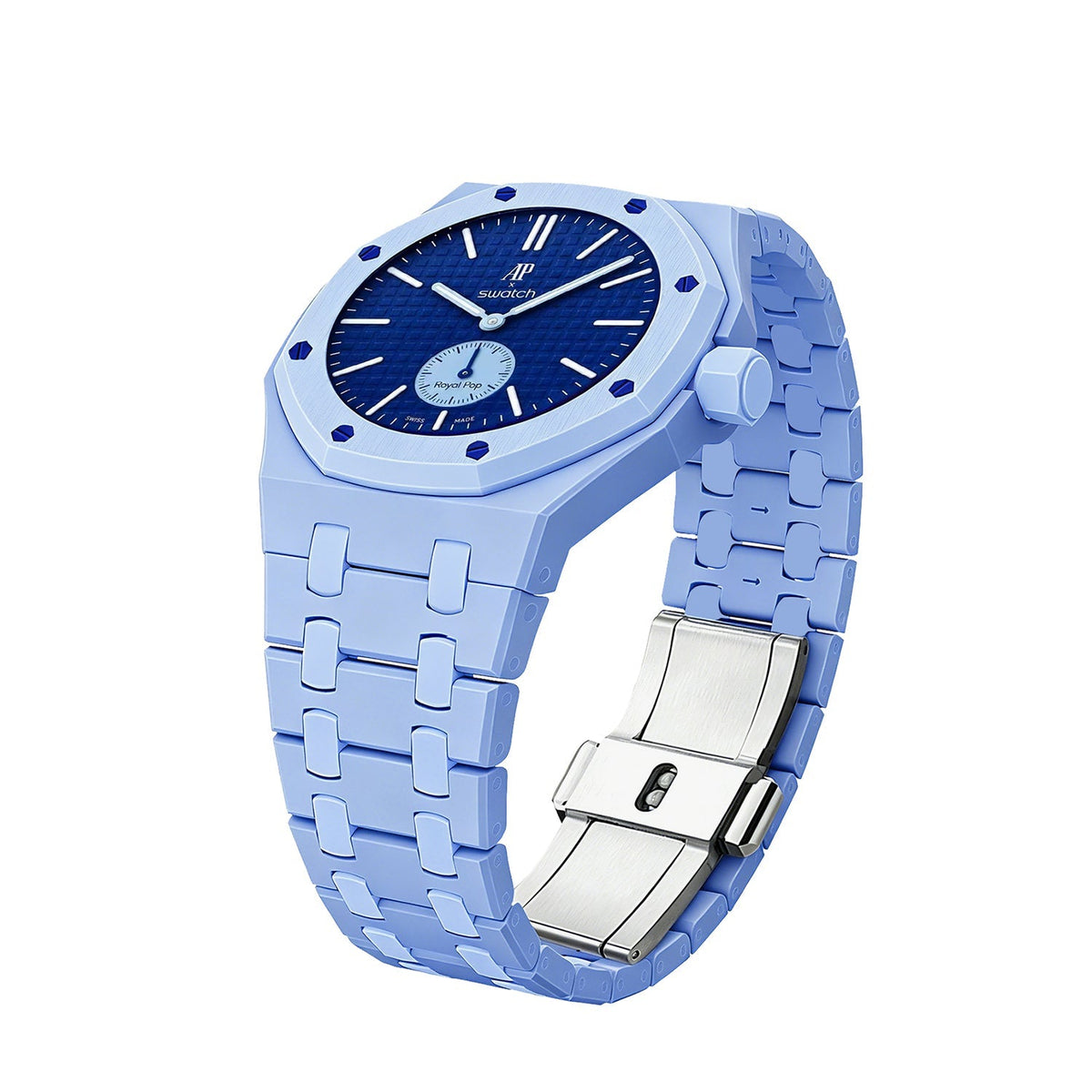 Oak Pop Exklusives hellblaues Bioceramic Armband