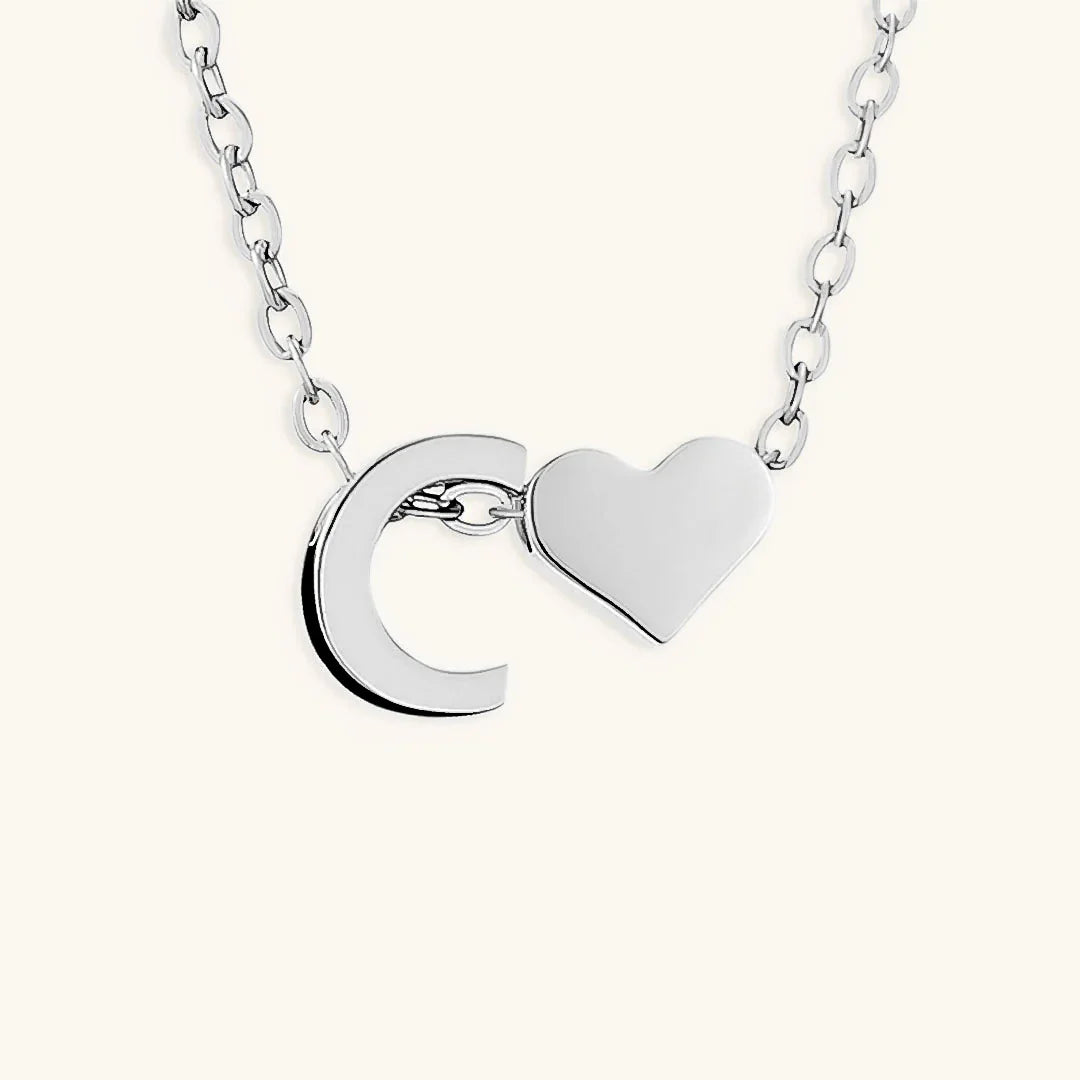 [Royal&Vicky]Ria Initial Letter Gold Necklace