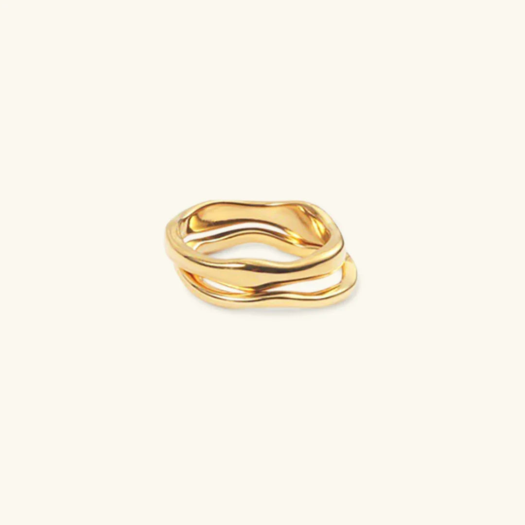 [Royal&Vicky]Dianne Gold Stacker Ring
