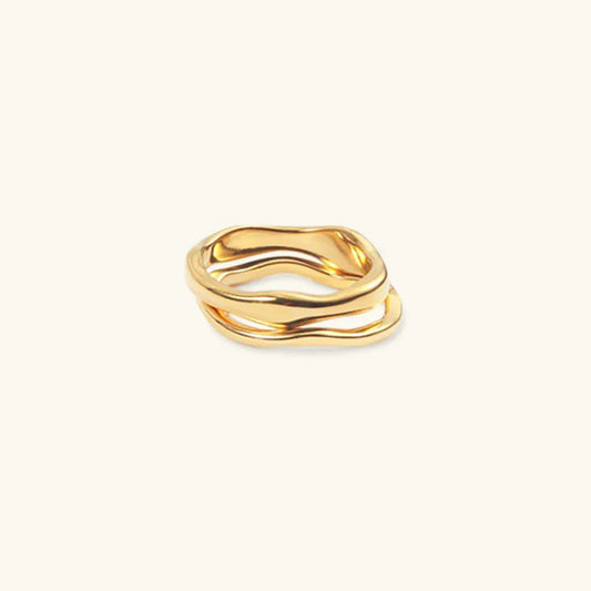 [Royal&Vicky]Dianne Gold Stacker Ring