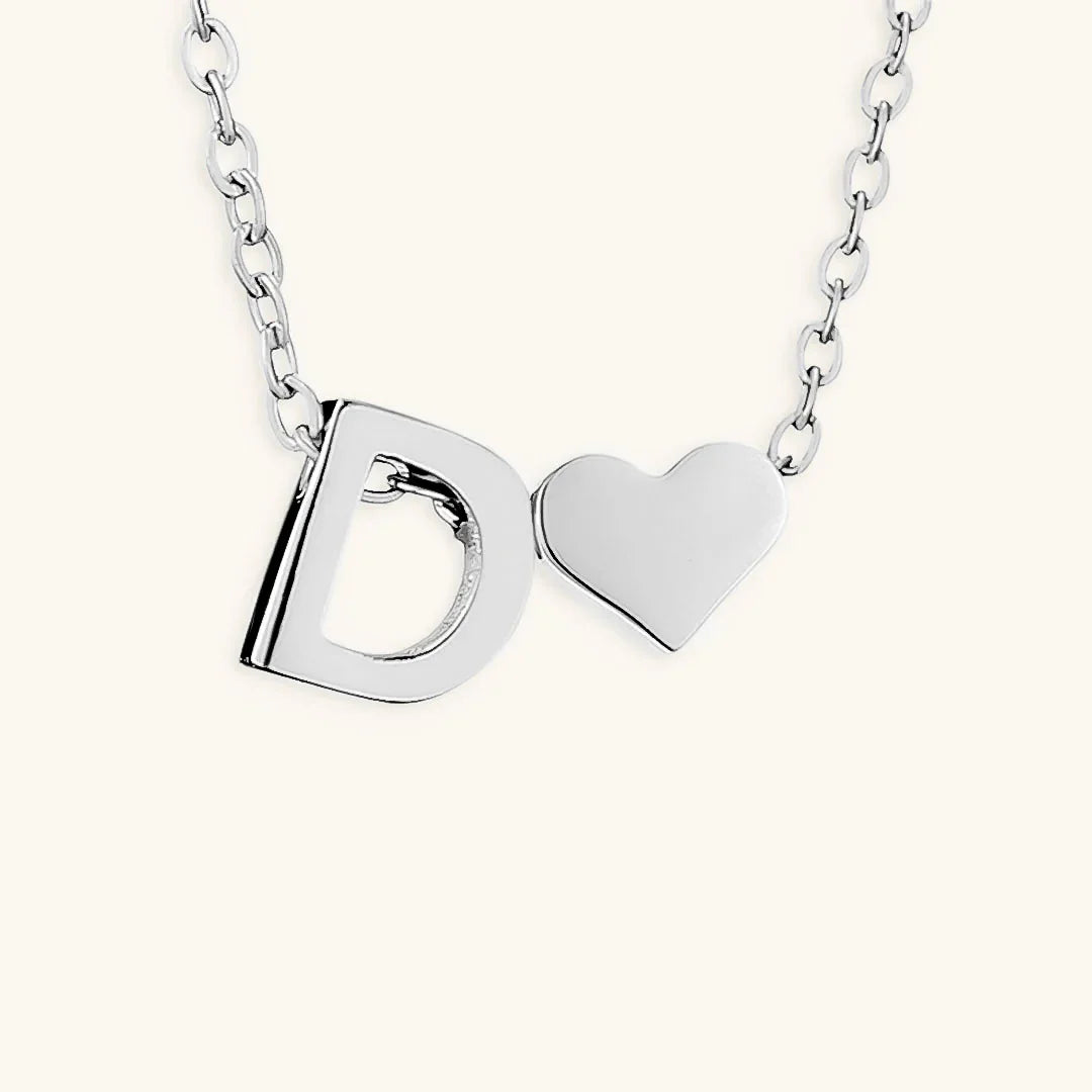 [Royal&Vicky]Ria Initial Letter Gold Necklace
