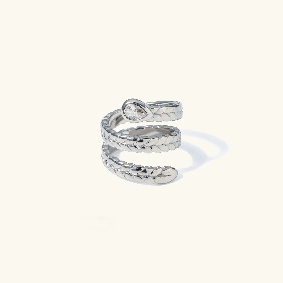 [Royal&Vicky]Davina Gold-Schlangenring