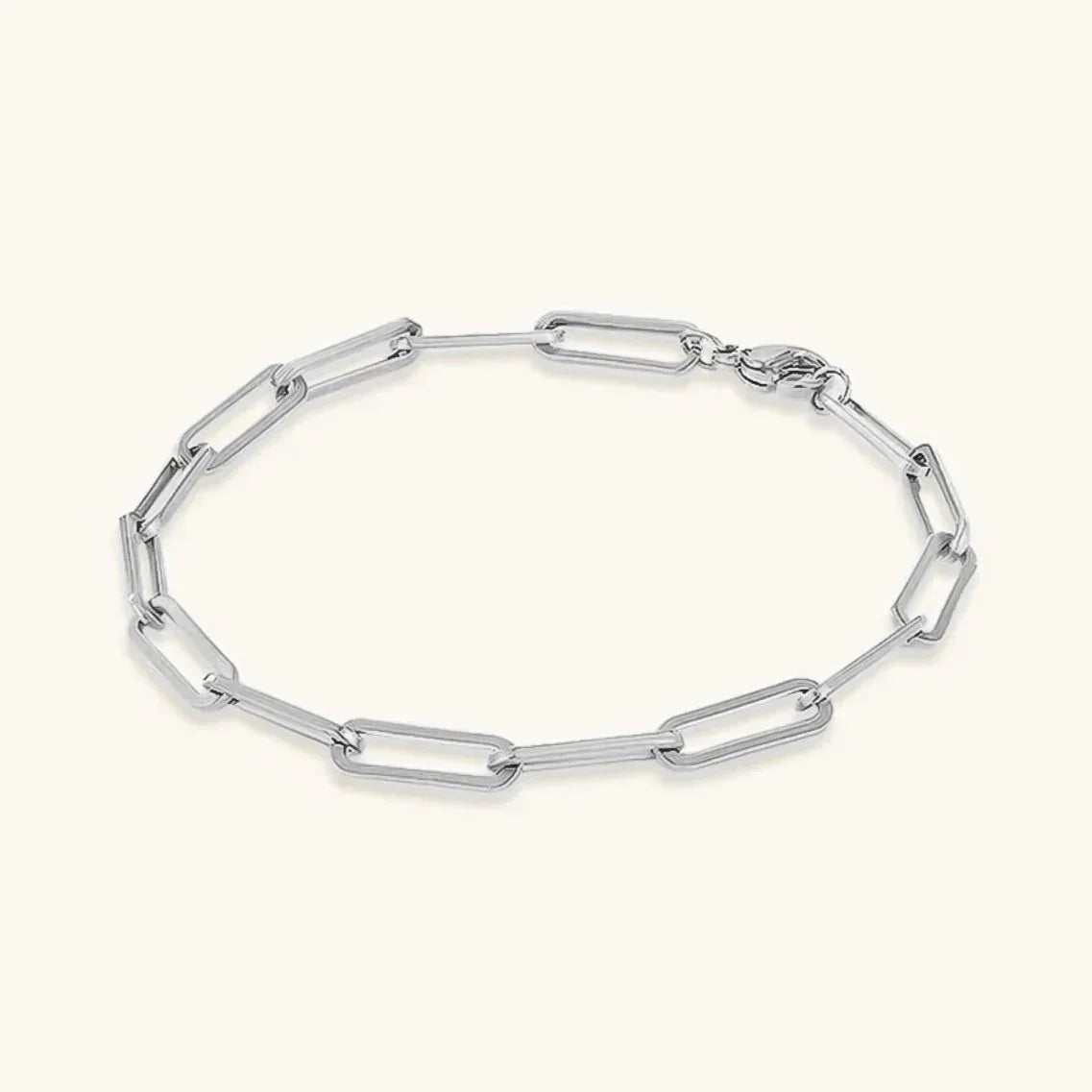 {"[Royal&Vicky]Eloise Gold Paperclip Bracelet"}
