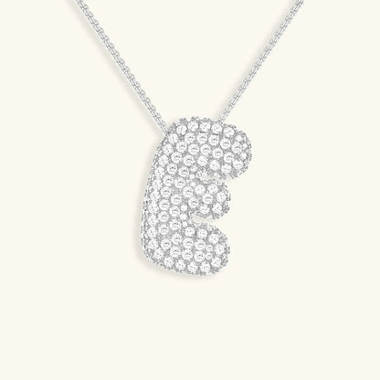 [Royal&Vicky]バブルイニシャルダイヤモンドネックレス