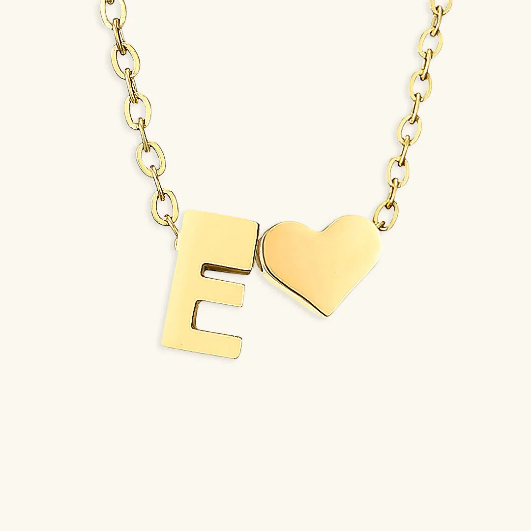 [Royal&Vicky]Ria Initial Letter Gold Necklace