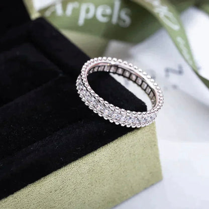 [ROYAL]PERLEE DIAMOND SILVER RING